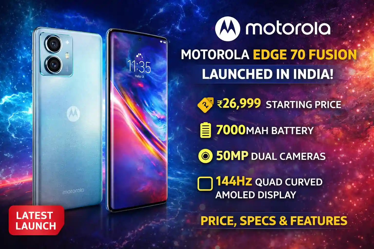 Motorola Edge 70 Fusion