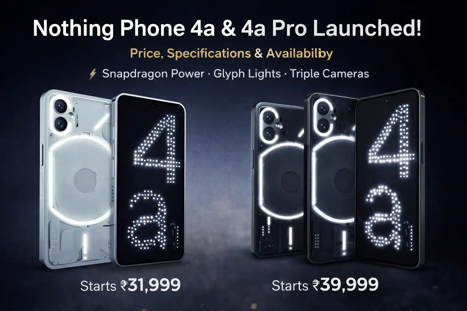 Nothing Phone 4a 4a Pro